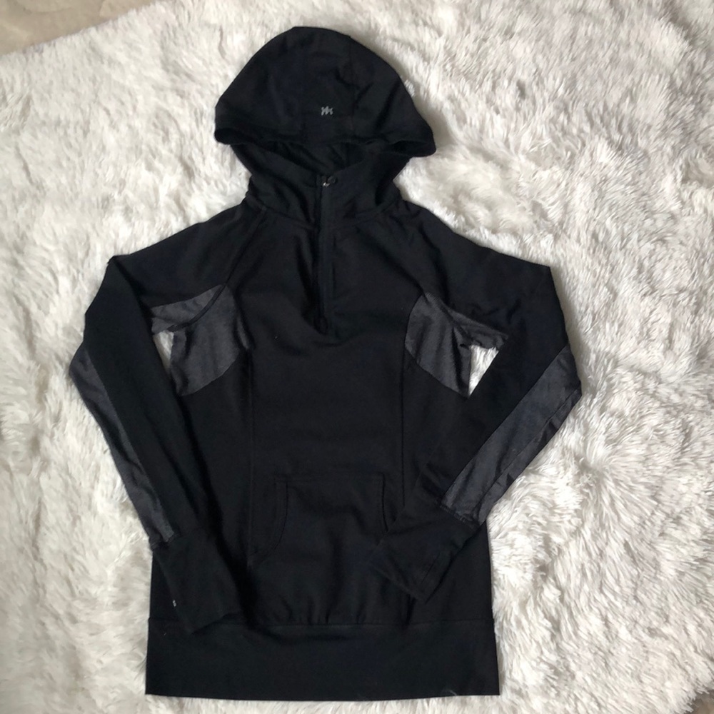Kyodan half-zip hooded workout top